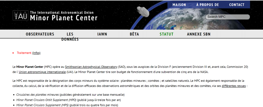 Minor-planet-center